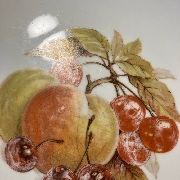 E&R 1886 German Golden Crown Harvest Salad Plates. Set of 3. - Picture 3 of 8